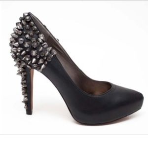 Sam Edelman Roza, Black Leather Pumps, Size 7